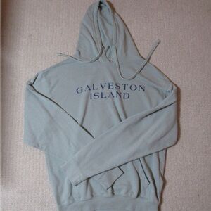 Blue Galveston Island Pullover Sweatshirt